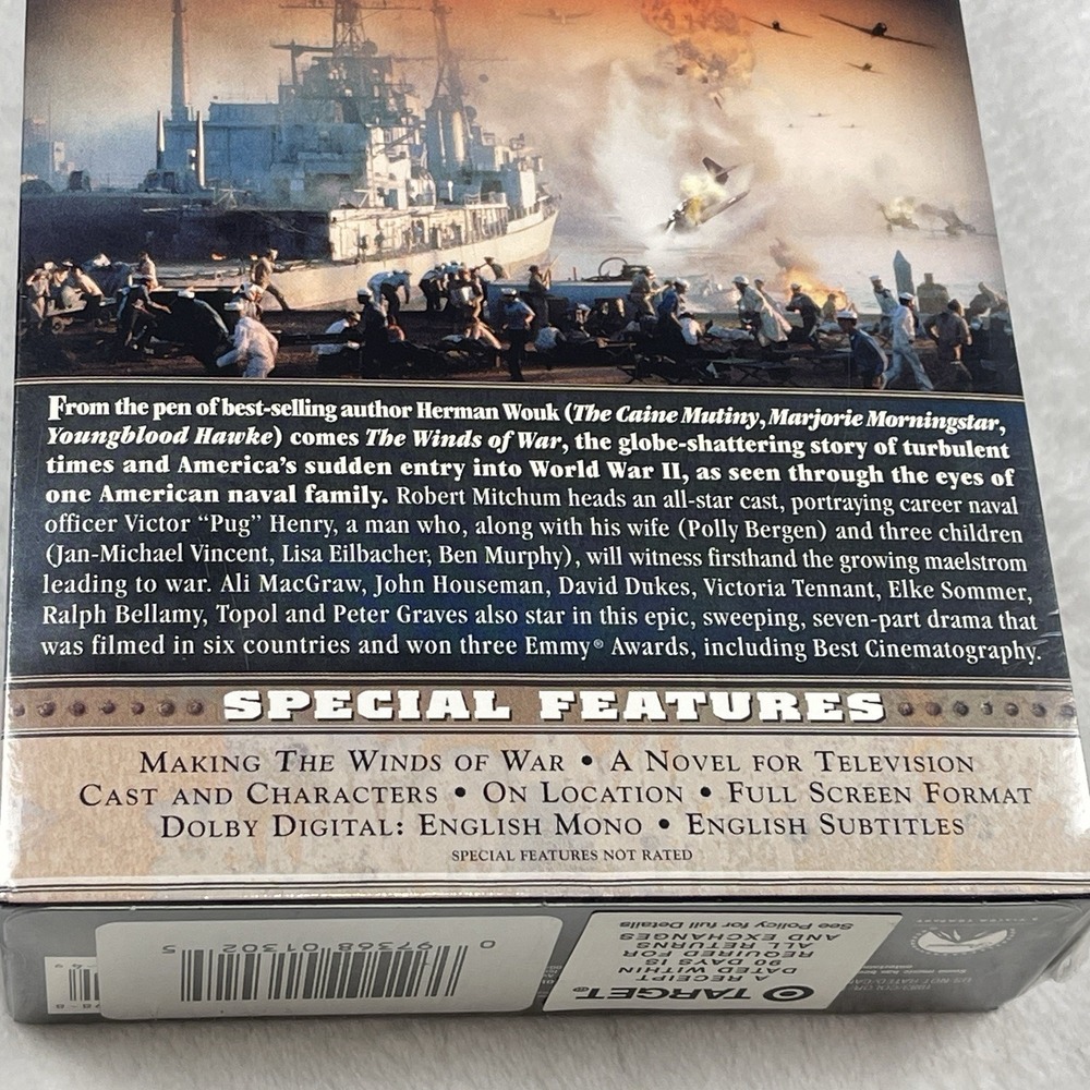 The Winds of War (DVD, 2004, 6-Disc Set, Checkpoint) Drama Special Features Emmy - Picture 2 of 6